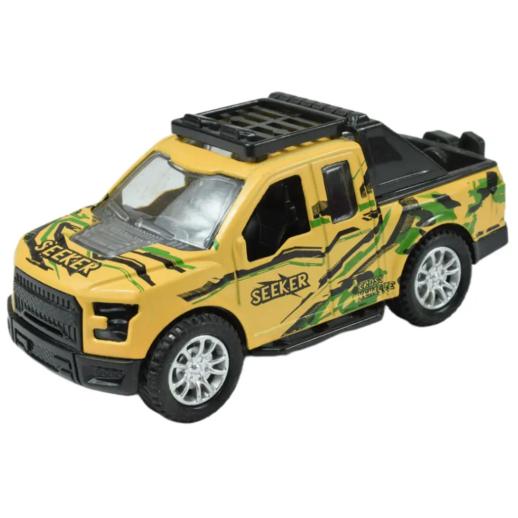 imagen de Fast Racer: PickUp todoterreno con ruedas de lenticular en varias versiones 11cm 4