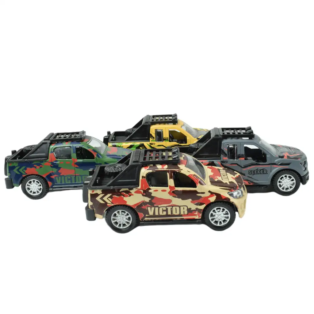imagen de Fast Racer: PickUp todoterreno con ruedas de lenticular en varias versiones 11cm 7