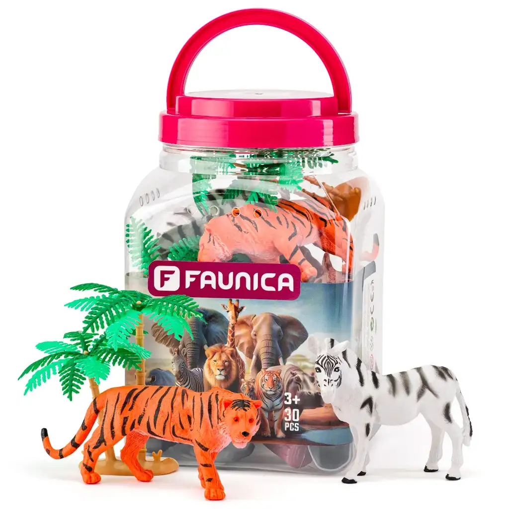 imagen de Faunica: Juego de animales salvajes en cubo - Woodyland 1