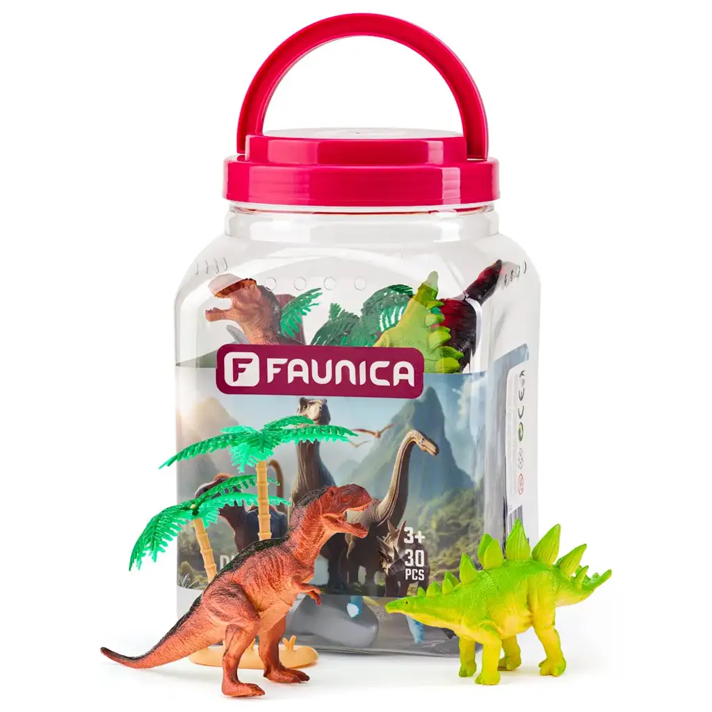imagen de Faunica: Juego de dinosaurios en cubo - Woodyland 1