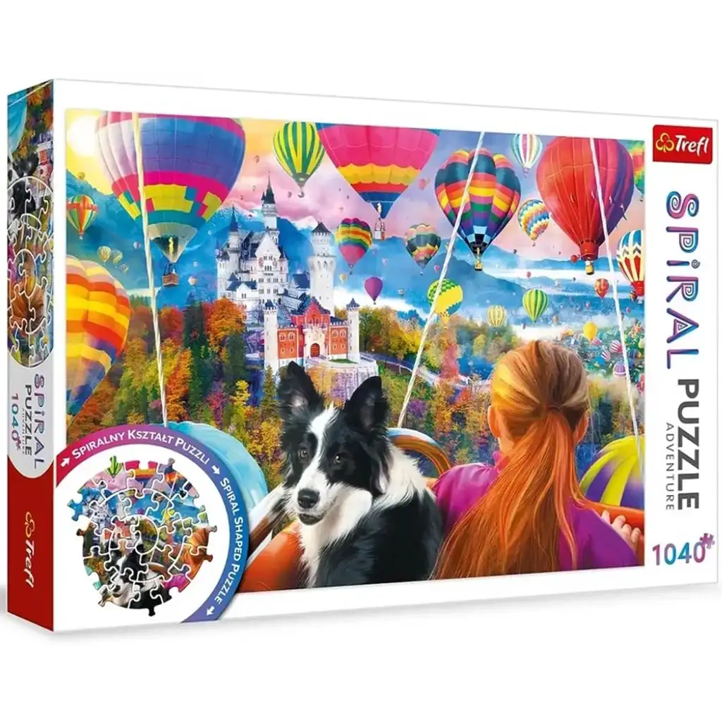 imagen de Festival de globos aerostáticos puzzle espiral de 1040 piezas - Trefl 1