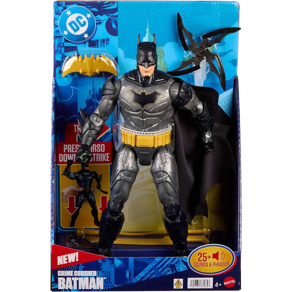 imagen de Figura de acción DC Deluxe Batman con sonido de 30 cm - Mattel 1