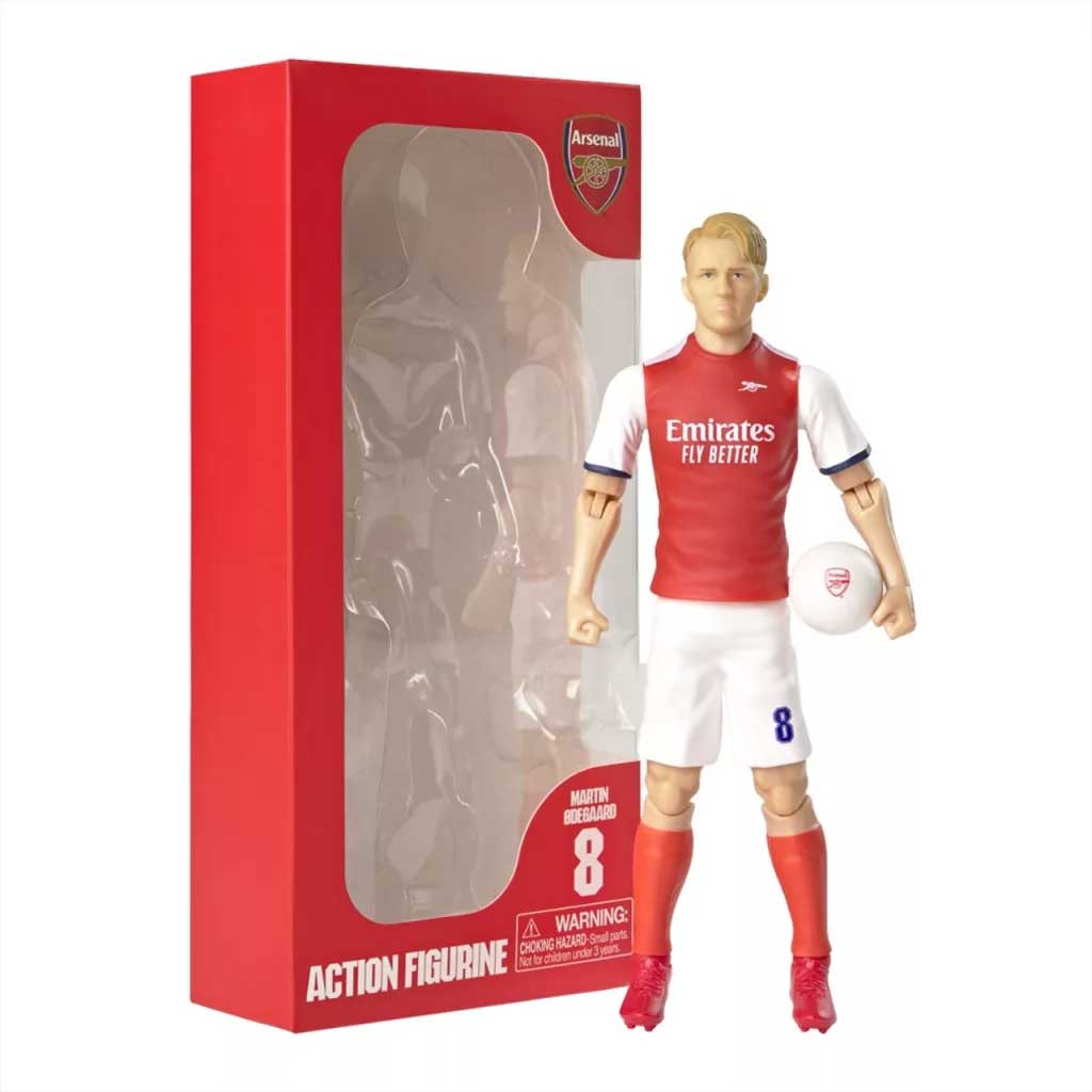 imagen de Figura de acción de futbolista, 20 cm - Arsenal, camiseta de Ødegaard 8 1