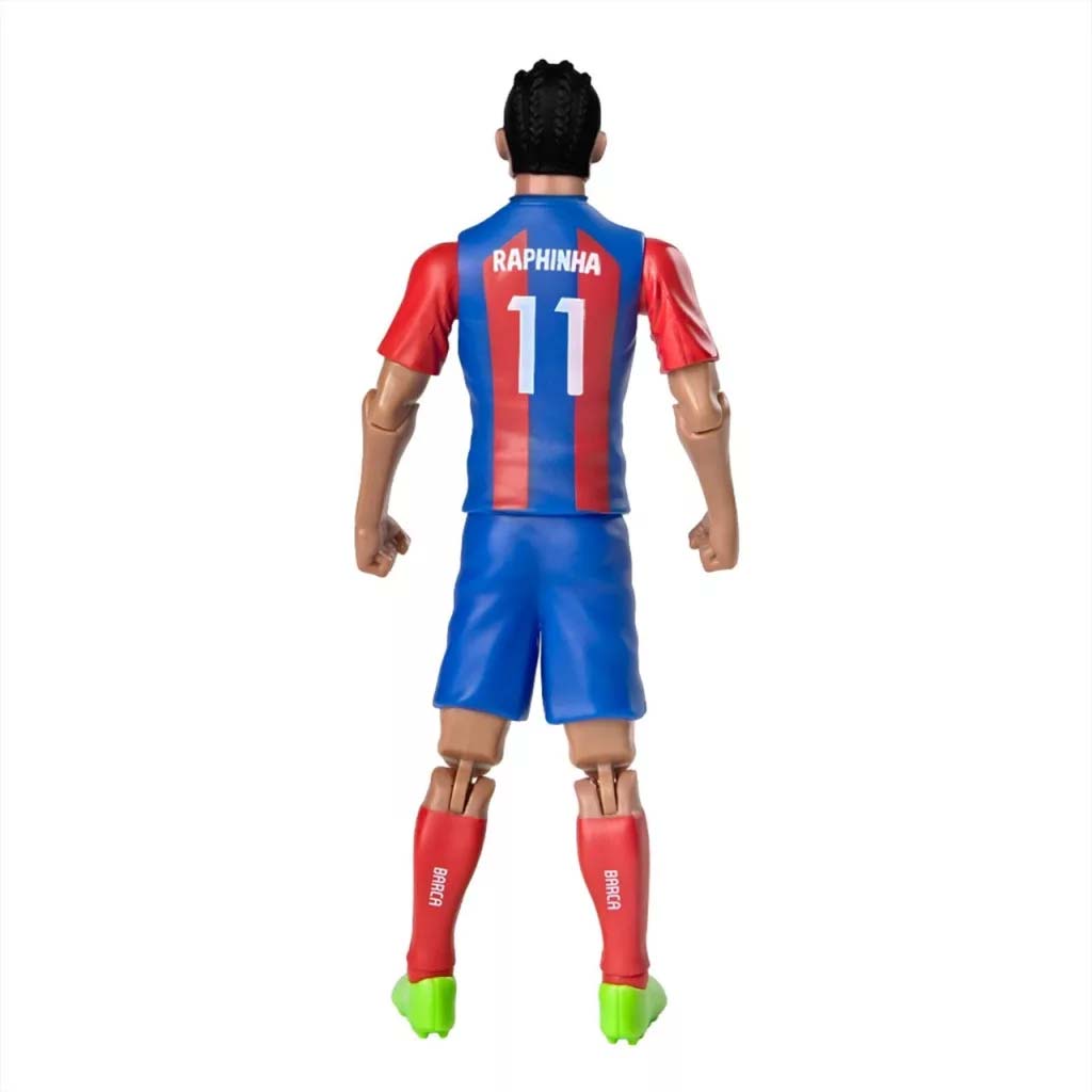 imagen de Figura de acción de futbolista, 20 cm - Barcelona, Raphinha con el número 11 3