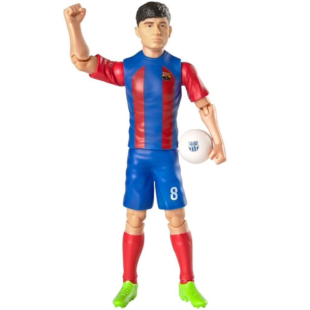 imagen de Figura de acción de futbolista, 20 cm - FC Barcelona, camiseta de Pedri 8 3