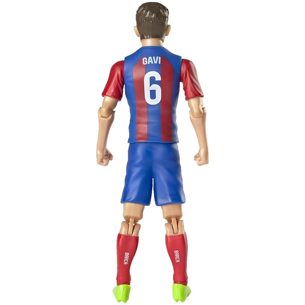 imagen de Figura de acción de futbolista, 20 cm - FC Barcelona, Gavi con camiseta número 6 3