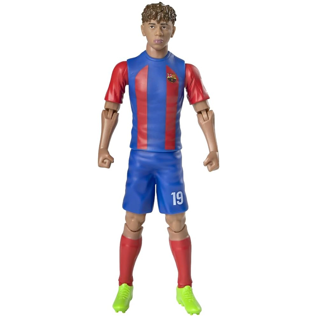 imagen de Figura de acción de futbolista, 20 cm - FC Barcelona, Lamine Yamal con camiseta número 19 2