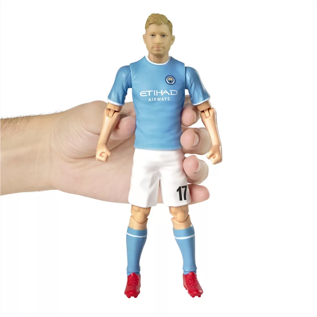 imagen de Figura de acción de futbolista, 20 cm - Manchester City, De Bruyne con la camiseta 17 6