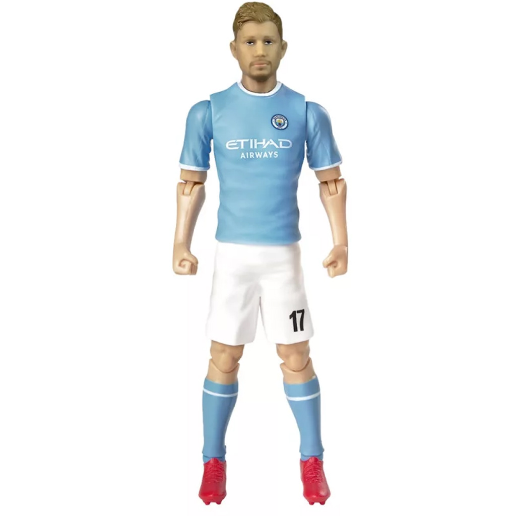 imagen de Figura de acción de futbolista, 20 cm - Manchester City, De Bruyne con la camiseta 17 1