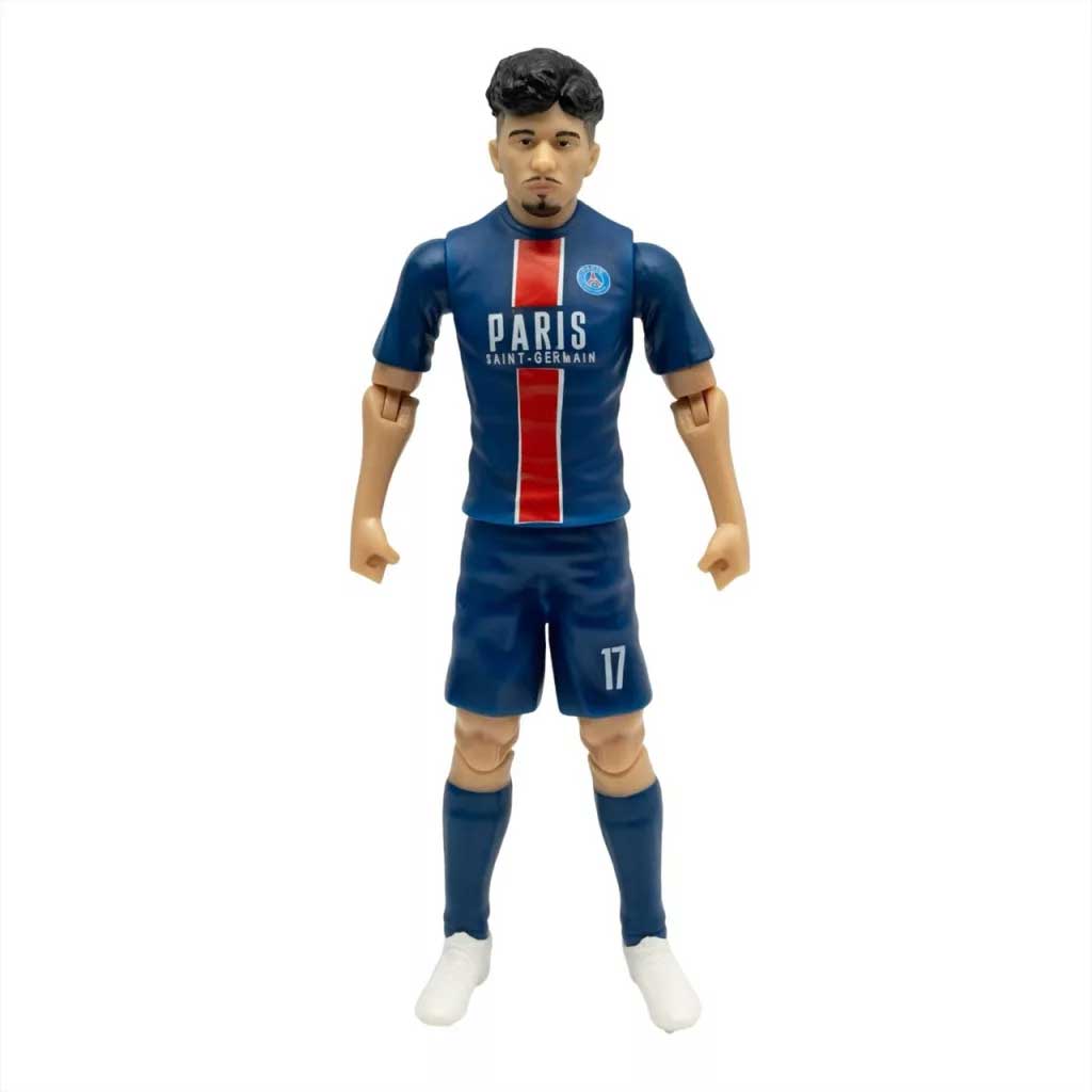 imagen de Figura de acción de futbolista, 20 cm - PSG, Vitinha con camiseta 17 2