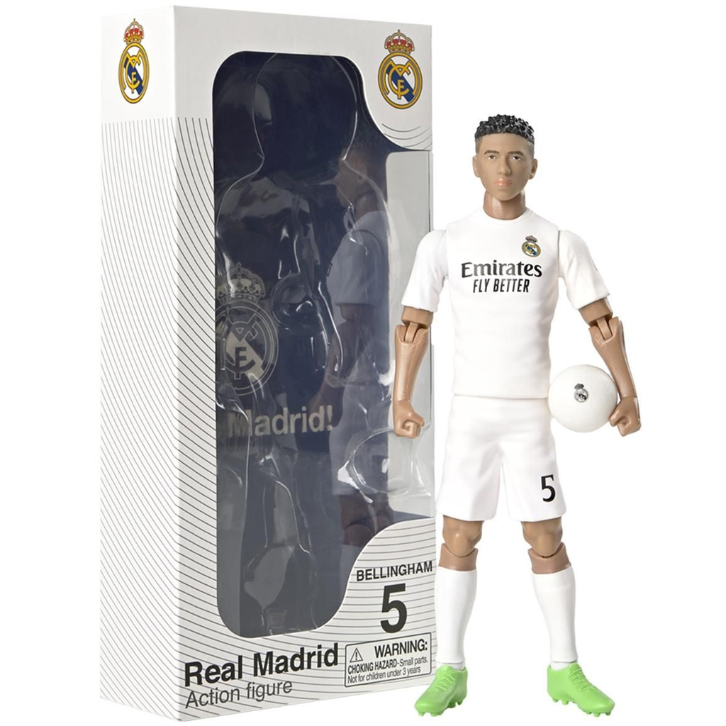 imagen de Figura de acción de futbolista, 20 cm - Real Madrid, con camiseta número 5 de Bellingham 1