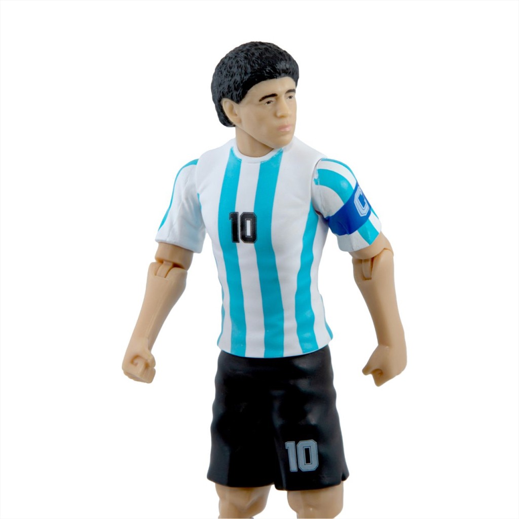 imagen de Figura de acción de futbolista, 20cm - Argentina Maradona con camiseta número 10 2