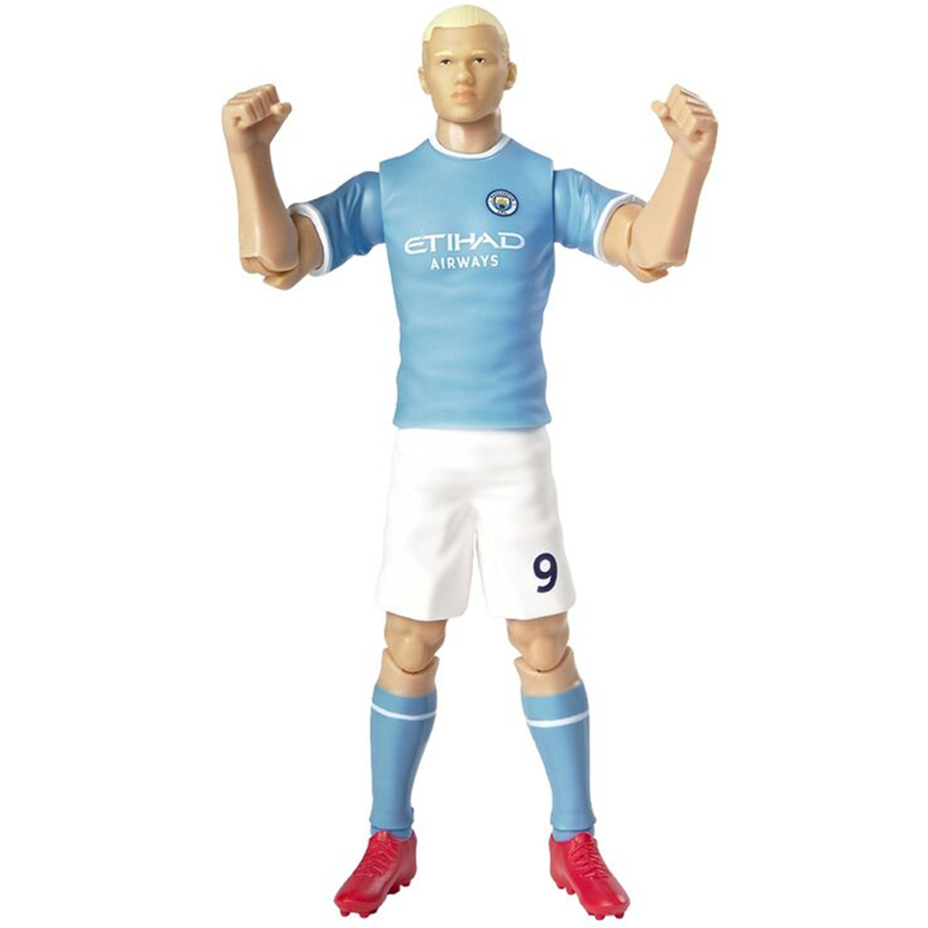 imagen de Figura de acción de futbolista, 20cm - Manchester City, camiseta de Haaland 9 2