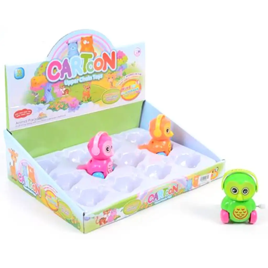 imagen de Figura de búho con auriculares para tirar en varios colores 1ud 1