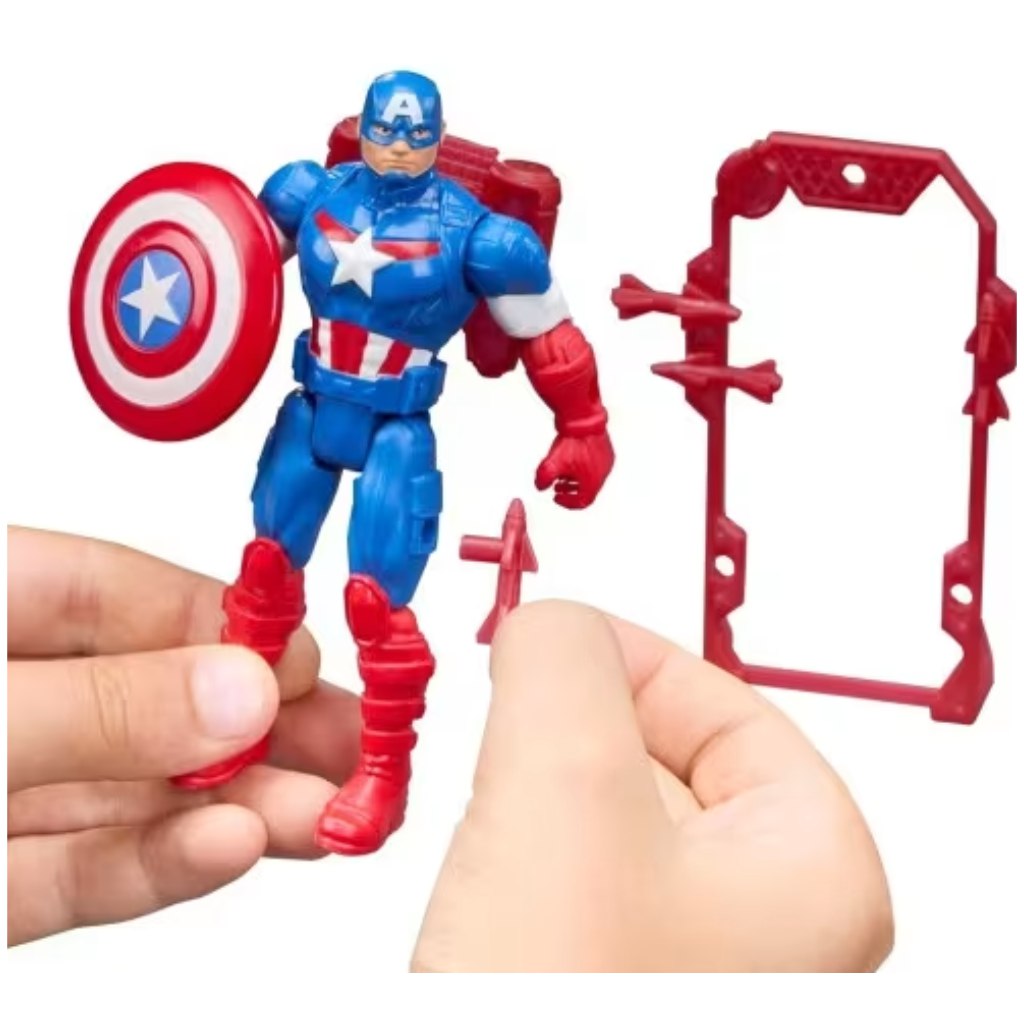 imagen de Figura de Capitán América del Marvel Vengadores Action Verse – Hasbro 2