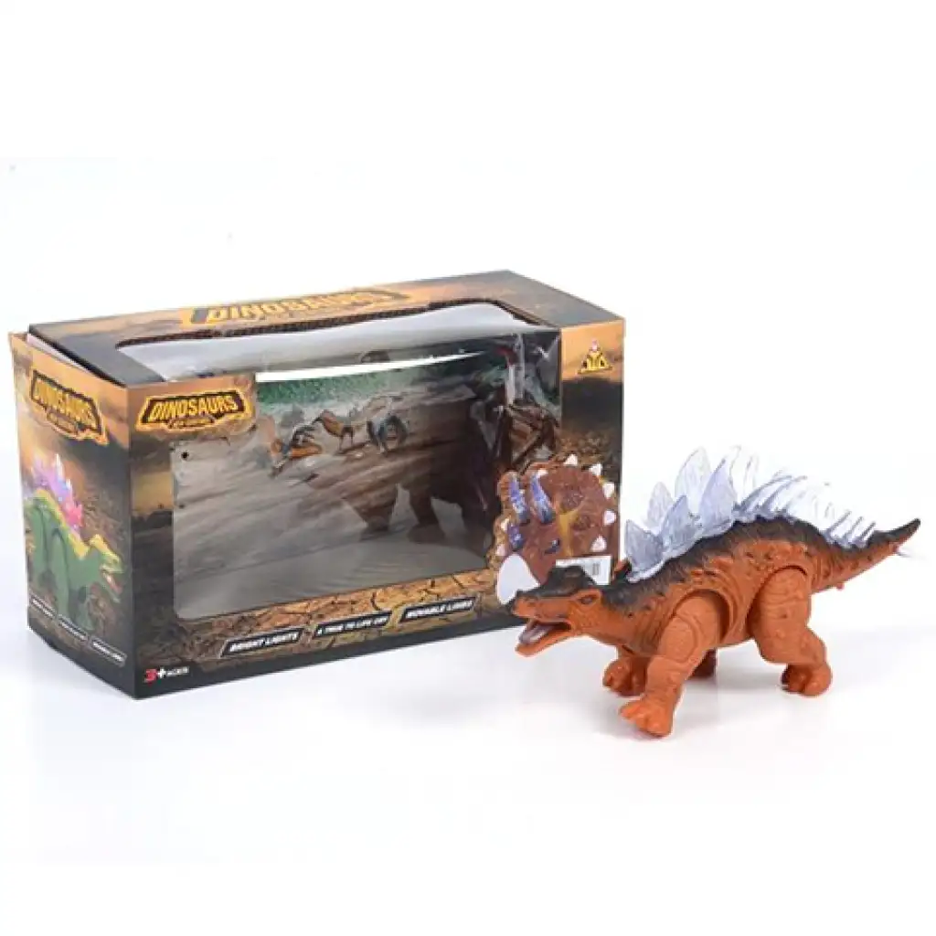imagen de Figura de dinosaurio estegosaurio con efectos de luz 1