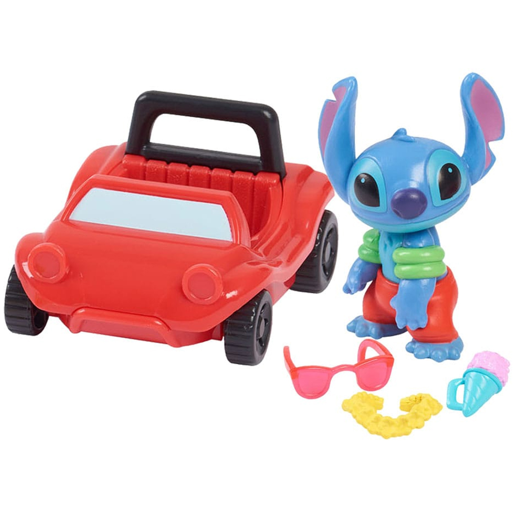 imagen de Figura de juego Stitch con coche 2