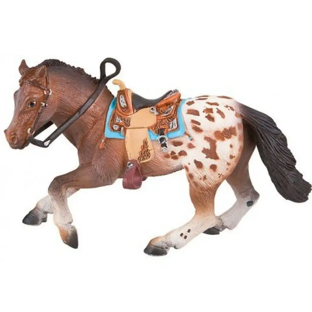 imagen de Figura de juguete de caballo Appaloosa - Bullyland 1