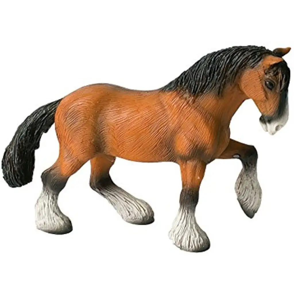 imagen de Figura de juguete de caballo Shire - Bullyland 1