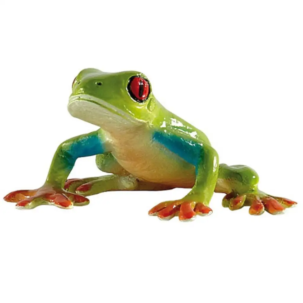 imagen de Figura de juguete de rana de ojos rojos - Bullyland 1