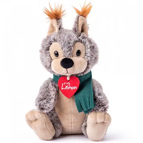 imagen de Figura de peluche de ardilla Hubert 24cm - Lumpin 1