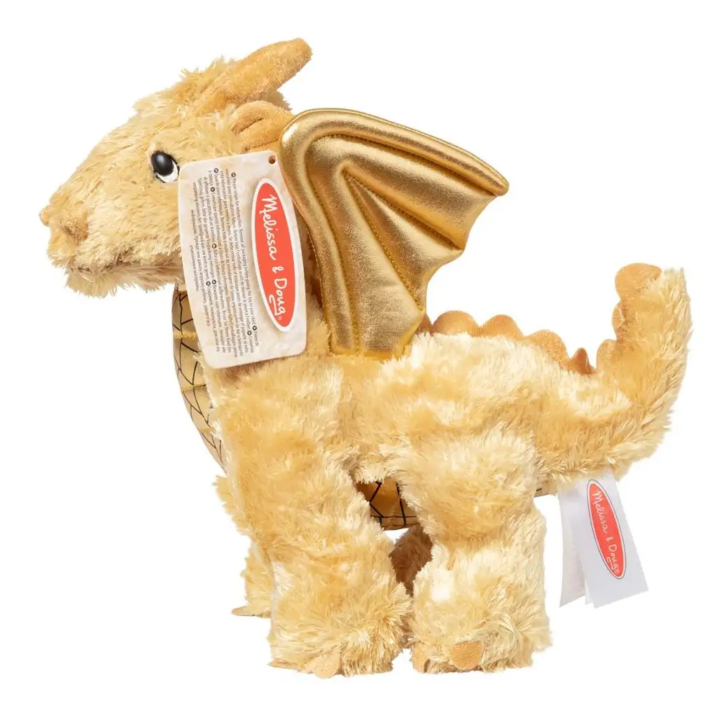 imagen de Figura de peluche de dragón brillante - Melissa & Doug 1