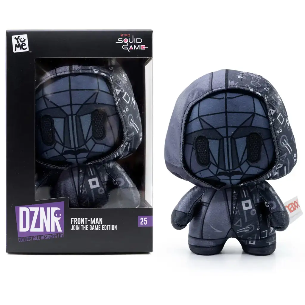 imagen de Figura de peluche del Frontman DZNR de Squid Game edición Join the Game 18cm 1