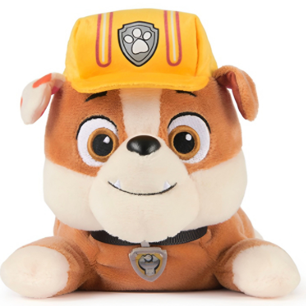 imagen de Figura de peluche Rubble de Paw Patrol 20 cm - Spin Master 1