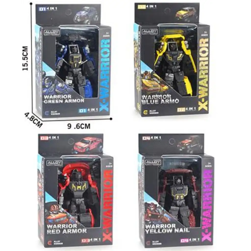imagen de Figura de robot transformable 8cm en varias versiones 1