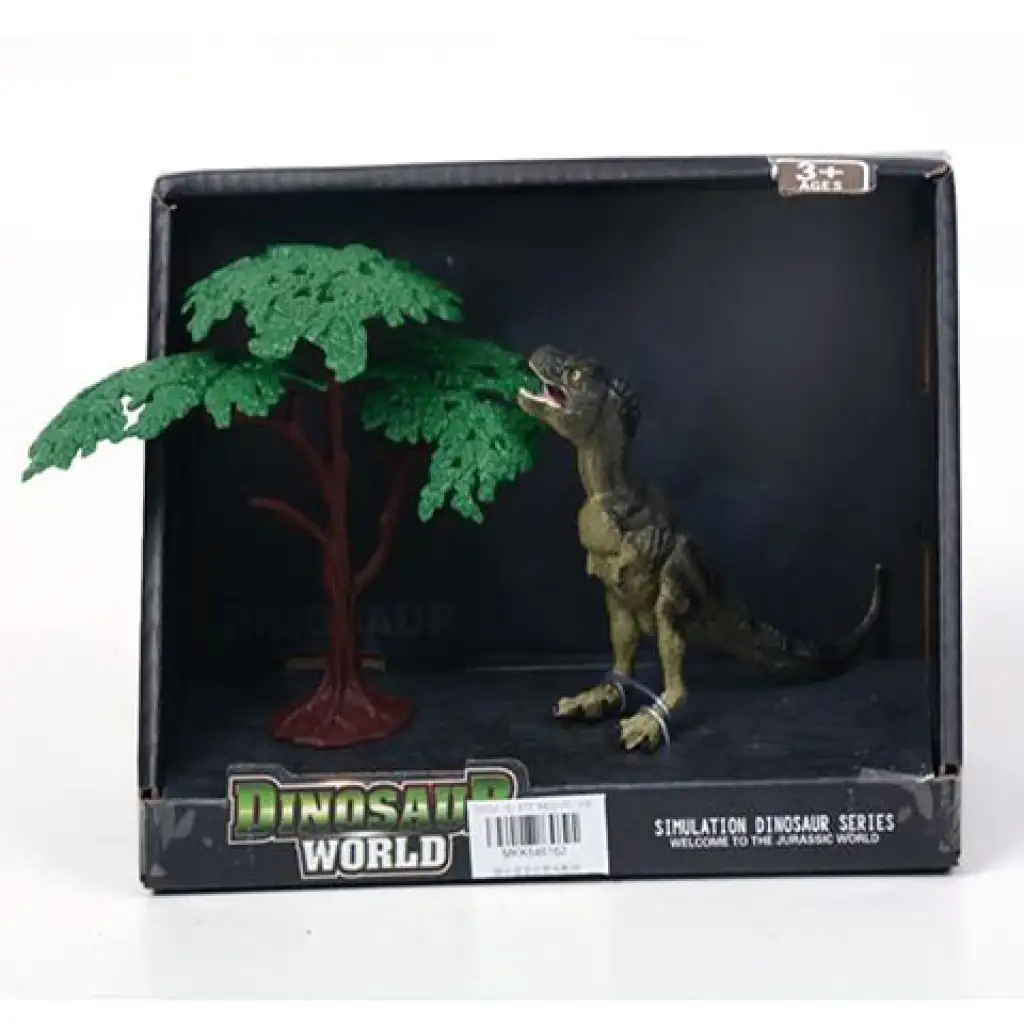 imagen de Figura de T-rex con árbol 12cm 1
