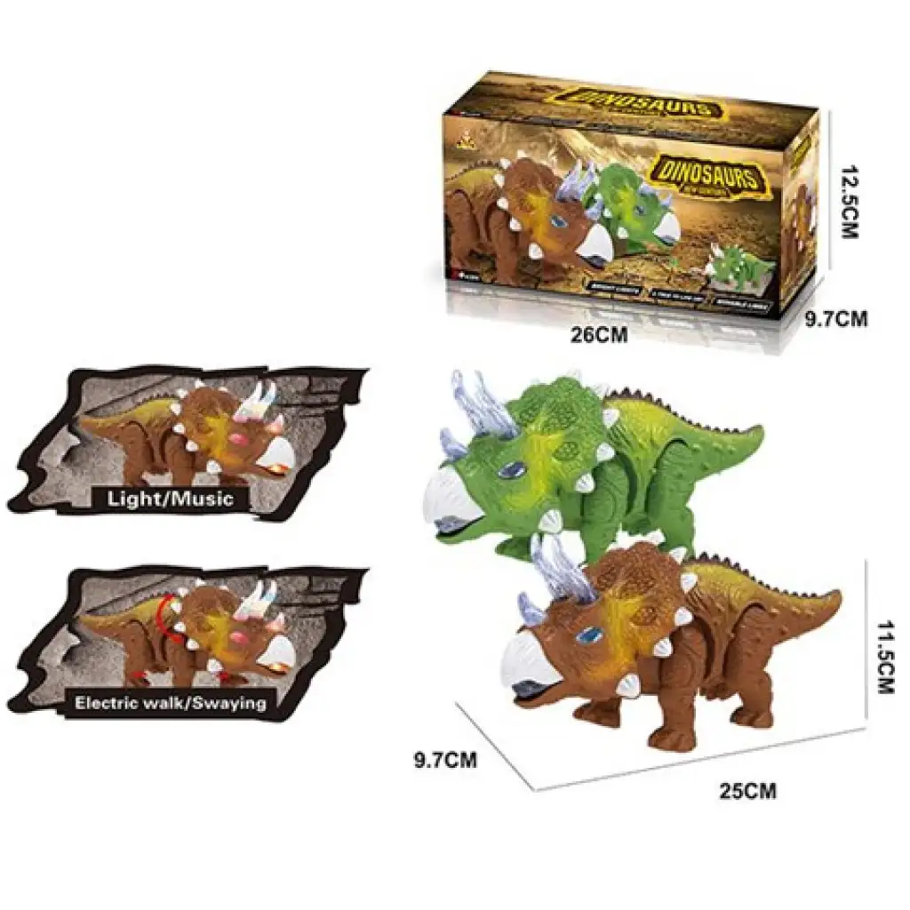 imagen de Figura de triceratops con luz 25cm 2