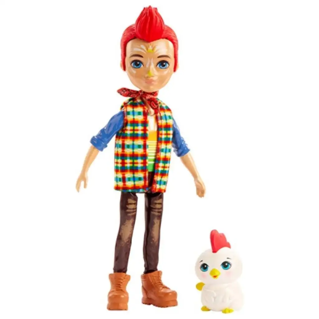 imagen de Figura Enchantimals Edward Rooster y figura de animal Cluck el gallo - Mattel 2
