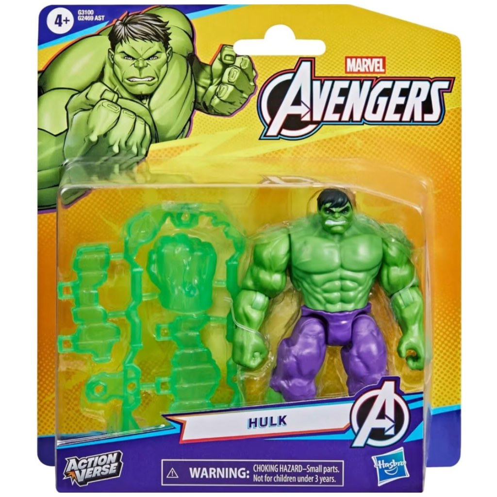 imagen de Figura Hulk del Marvel Vengadores Action Verse - Hasbro 1