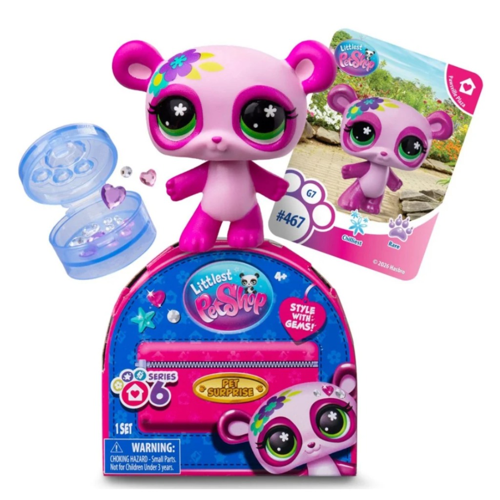 imagen de Figura sorpresa de Littlest Pet Shop con accesorios serie 6 1