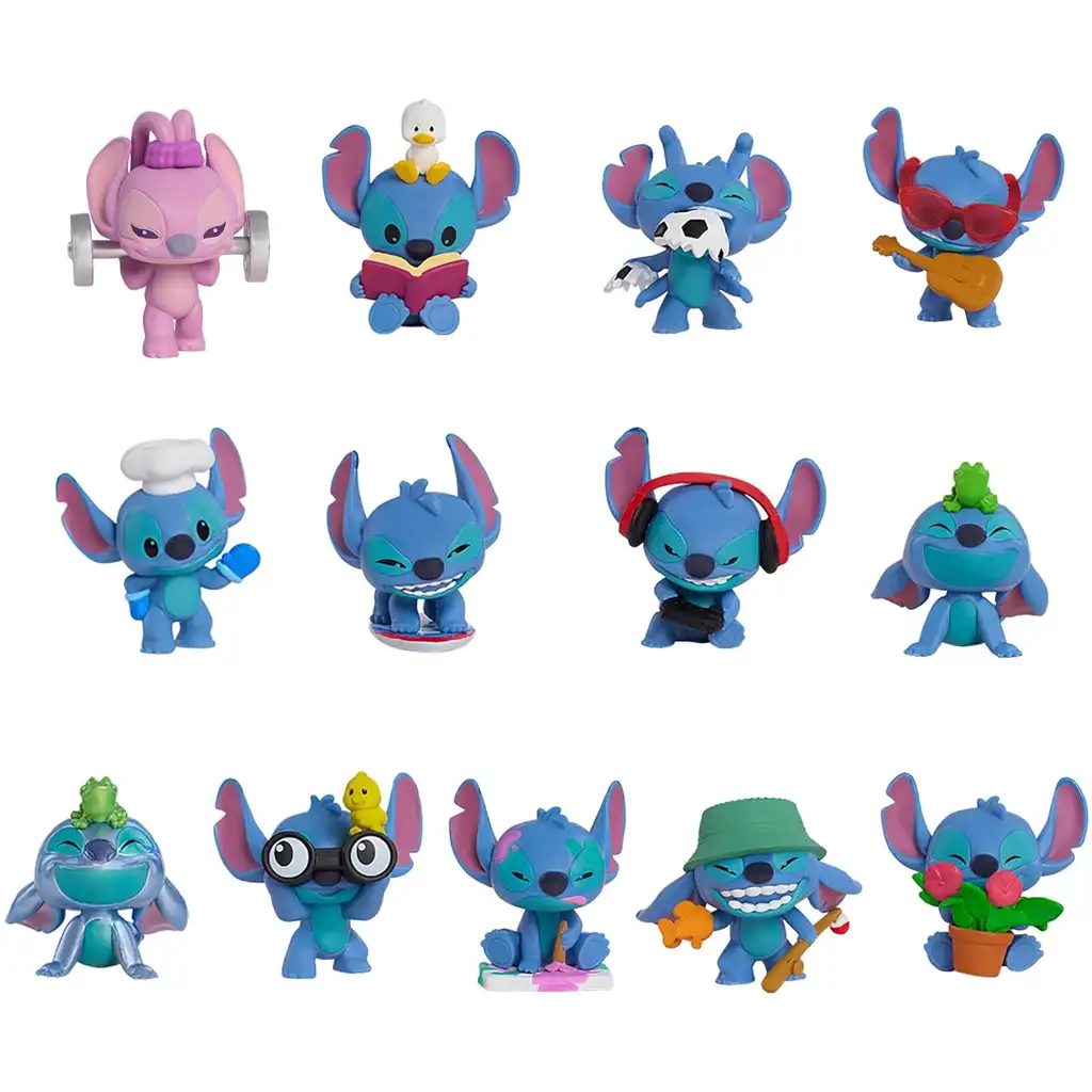 imagen de Figura sorpresa mini de Disney Stitch en cápsula con forma de piña serie 4 1ud 2