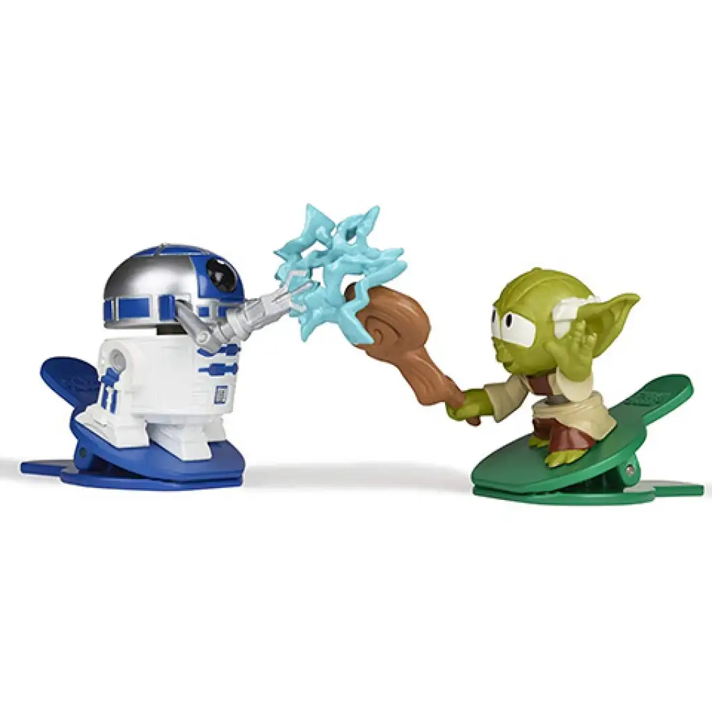 imagen de Figura sujetapapeles Battle Bobblers R2-D2 vs Yoda - Hasbro 2