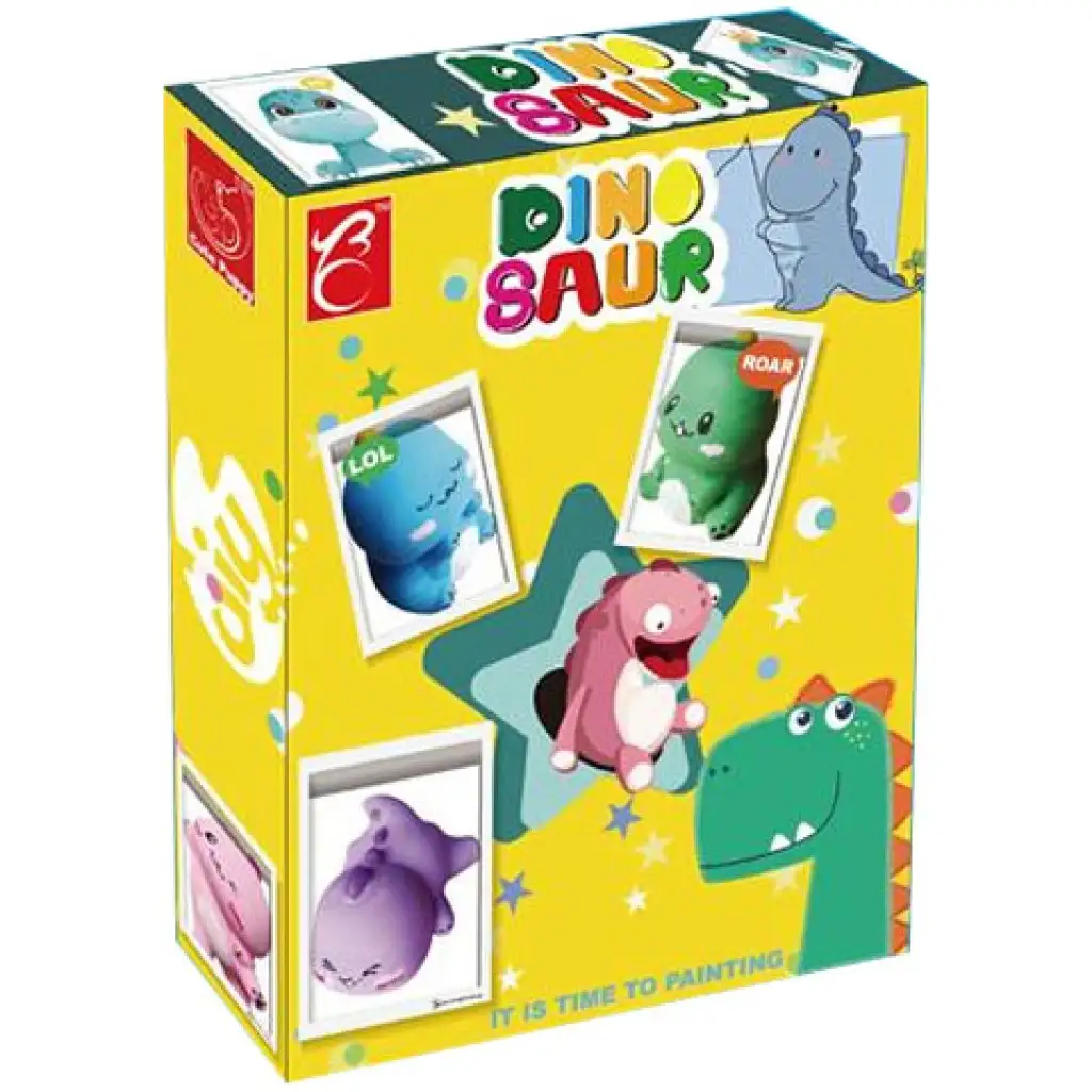 imagen de Figuras de dinosaurios pintables set creativo 1