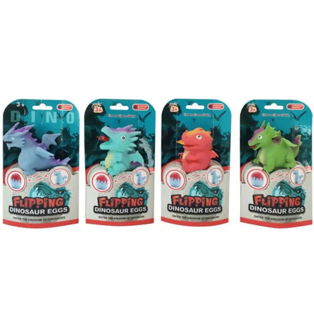 imagen de Figuras de dinosaurios volteables en varias versiones 1
