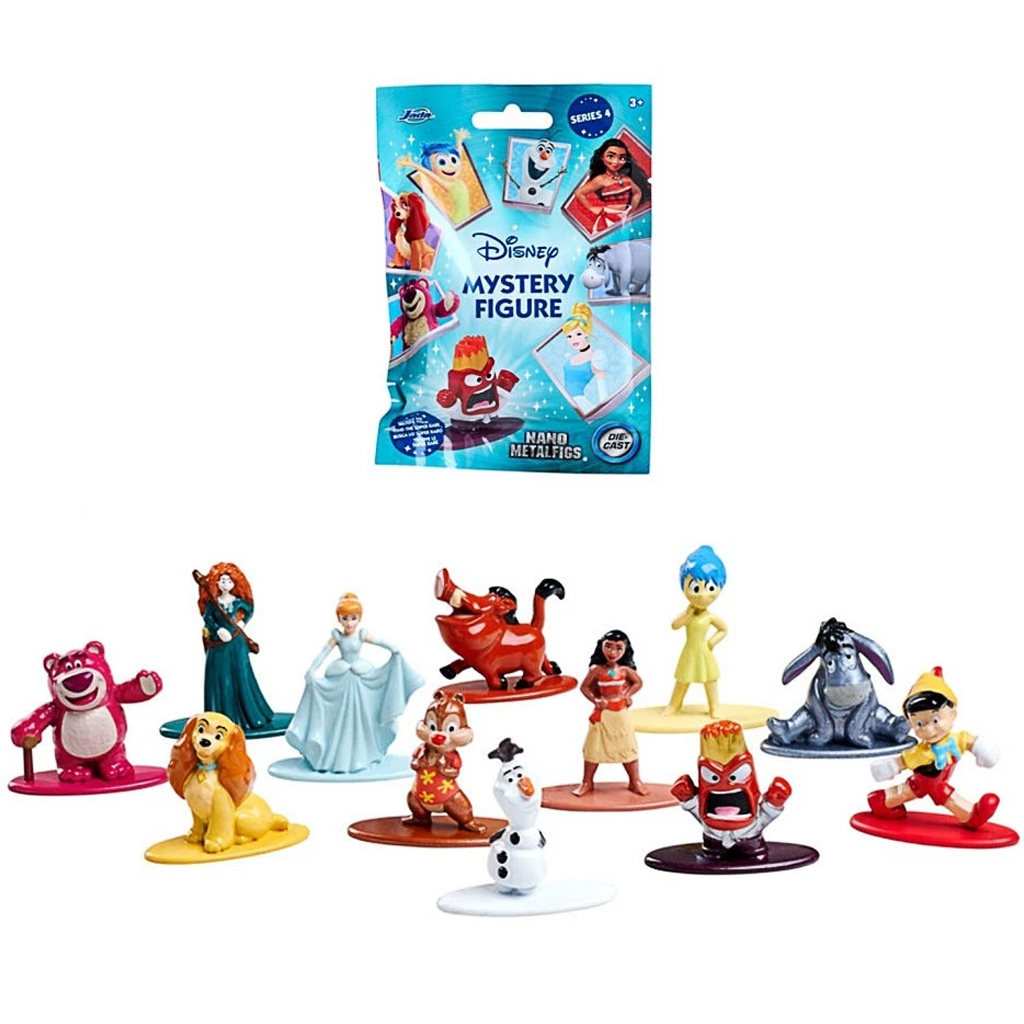 imagen de Figuras metálicas nano sorpresa de Disney 1ud 4ª serie - Jada Toys 1