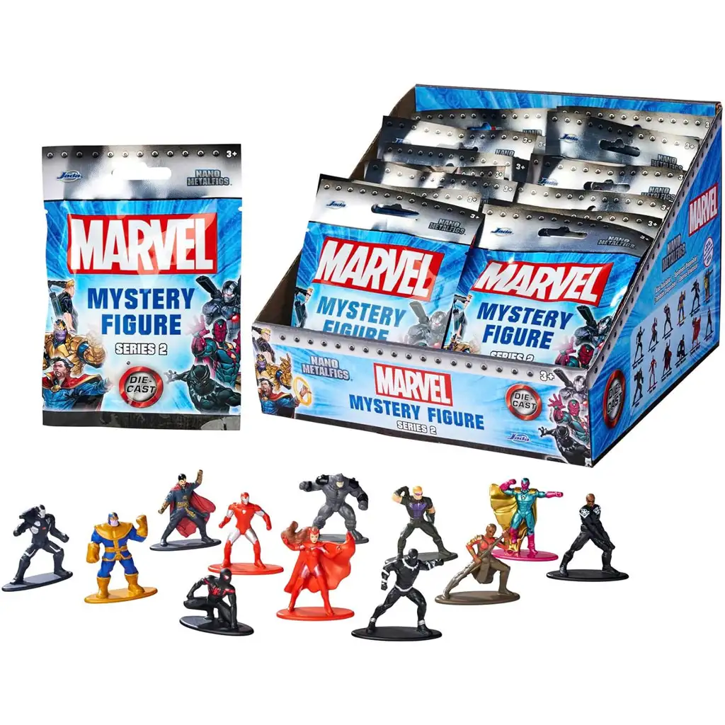 imagen de Figuras metálicas nano sorpresa de Marvel 1ud - Simba Toys 1