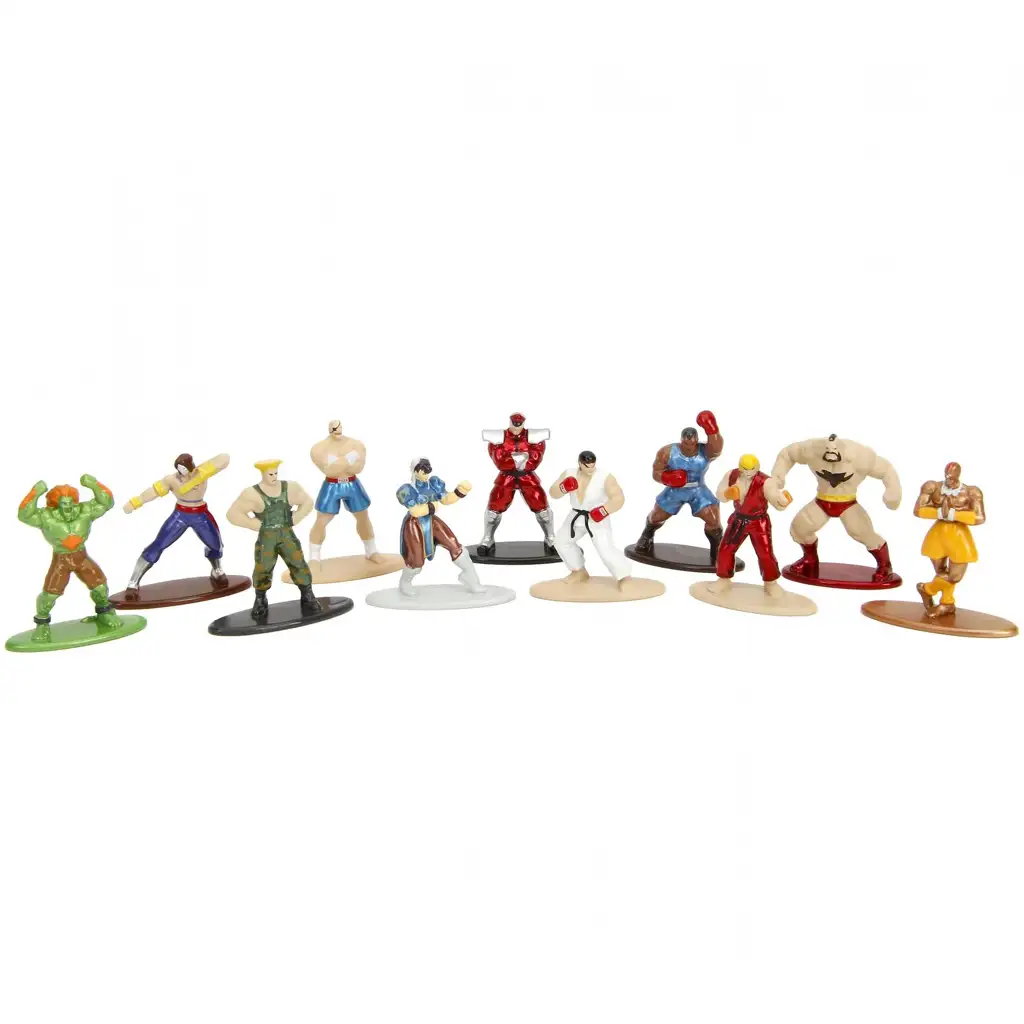 imagen de Figuras metálicas nano sorpresa Street Fighter 1ud - Simba Toys 2