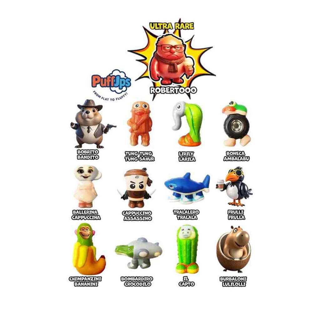 imagen de Figuras sorpresa estirables Brainrot 2