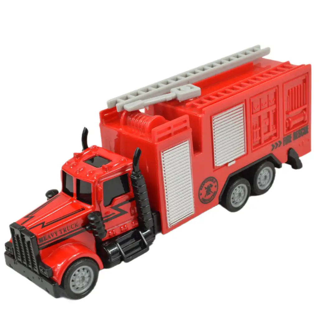 imagen de Fire Squad: Camión de bomberos con diseño de volante de fricción en dos versiones 1ud 7