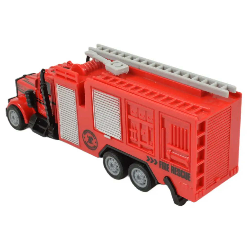 imagen de Fire Squad: Camión de bomberos con diseño de volante de fricción en dos versiones 1ud 9