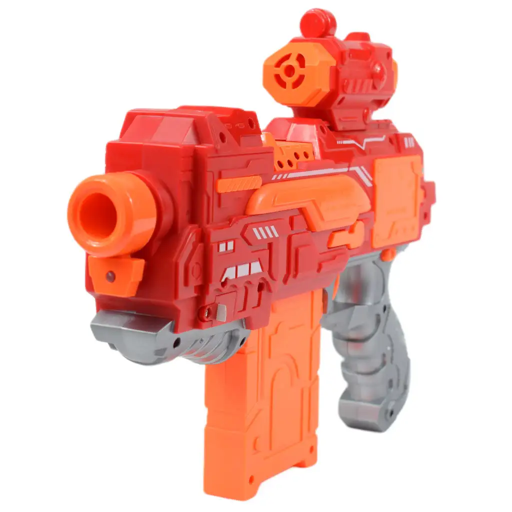 imagen de Fire Storm: Arma de dardos de espuma eléctrica con balas y luz 33cm 2