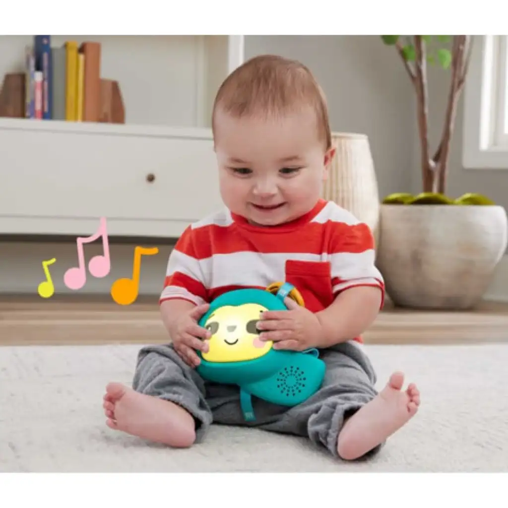 imagen de Fisher-Price: Alfombra de juego 3 en 1 con perezoso musical y almohada de barriga - Mattel 5