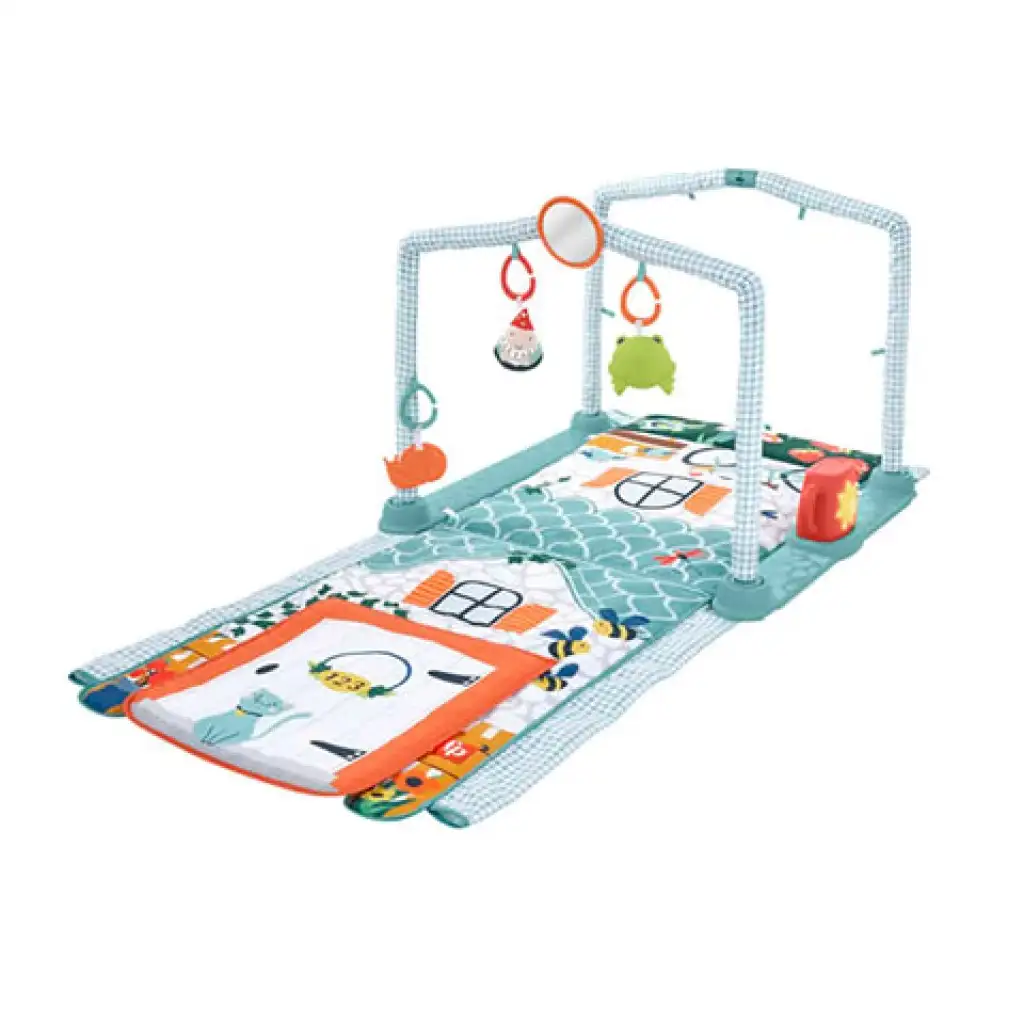 imagen de Fisher-Price: Alfombra de juego dulce hogar convertible - Mattel 2