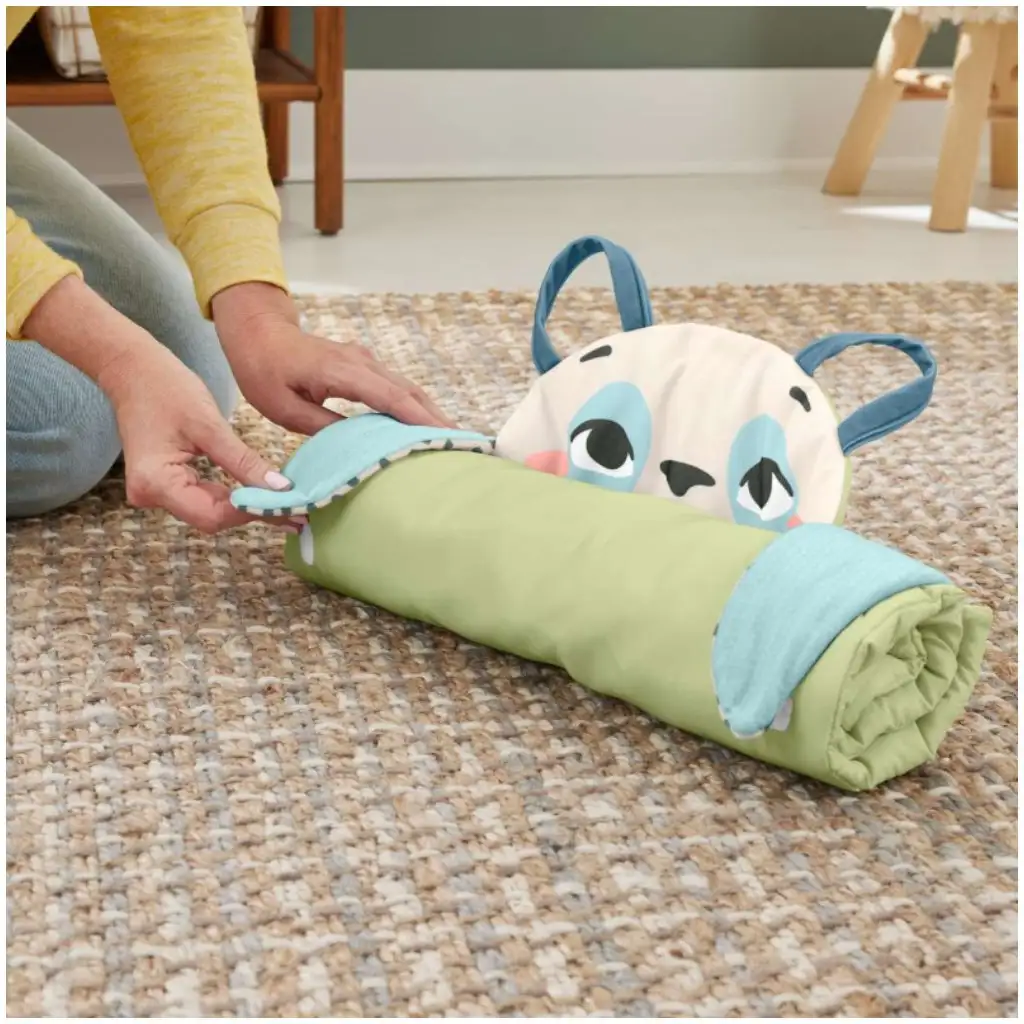 imagen de Fisher-Price: Alfombra de juego enrollable Pandamatrac - Mattel 4