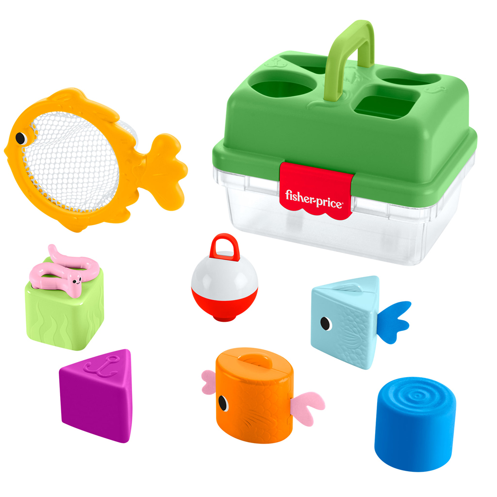 imagen de Fisher-Price: Caja de pesca de formas - Mattel 2