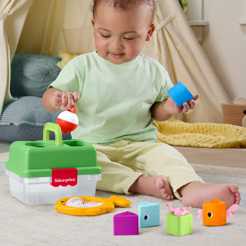imagen de Fisher-Price: Caja de pesca de formas - Mattel 3